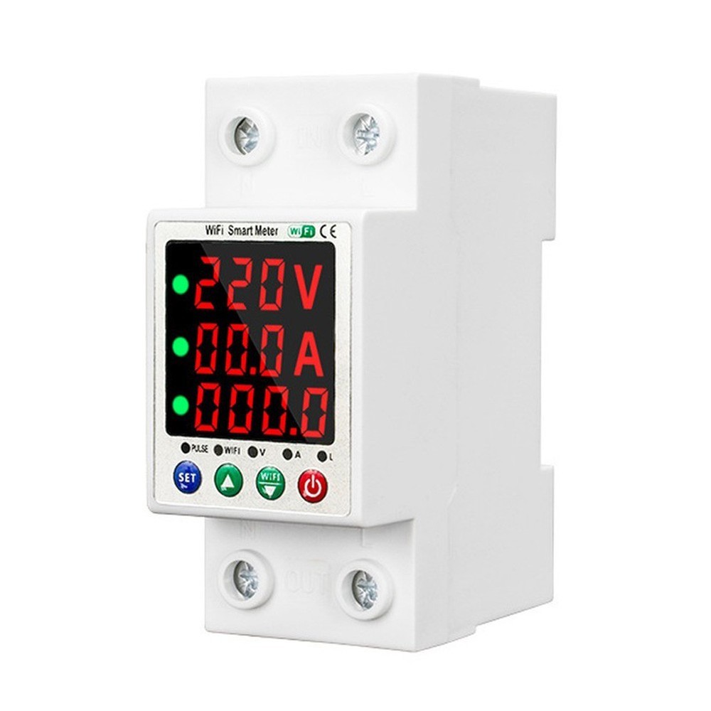 Auto Reset Voltage Protector with Dual Screen and WiFi for Business Use