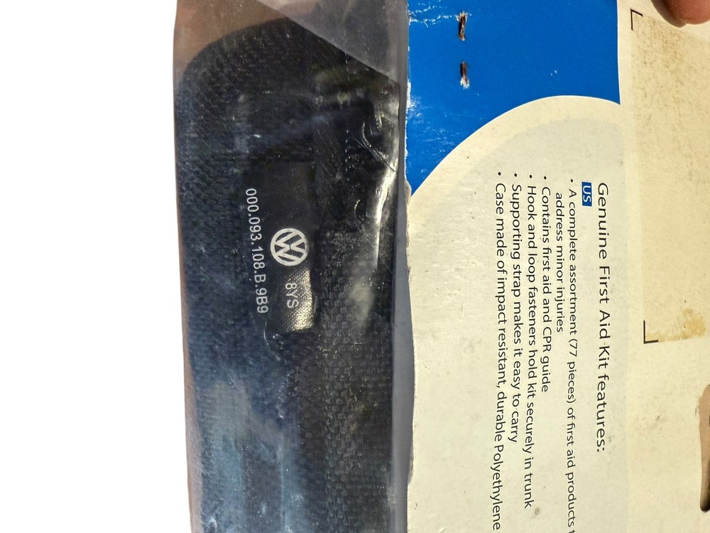 Genuine Volkswagen VW First Aid Kit OEM Sealed