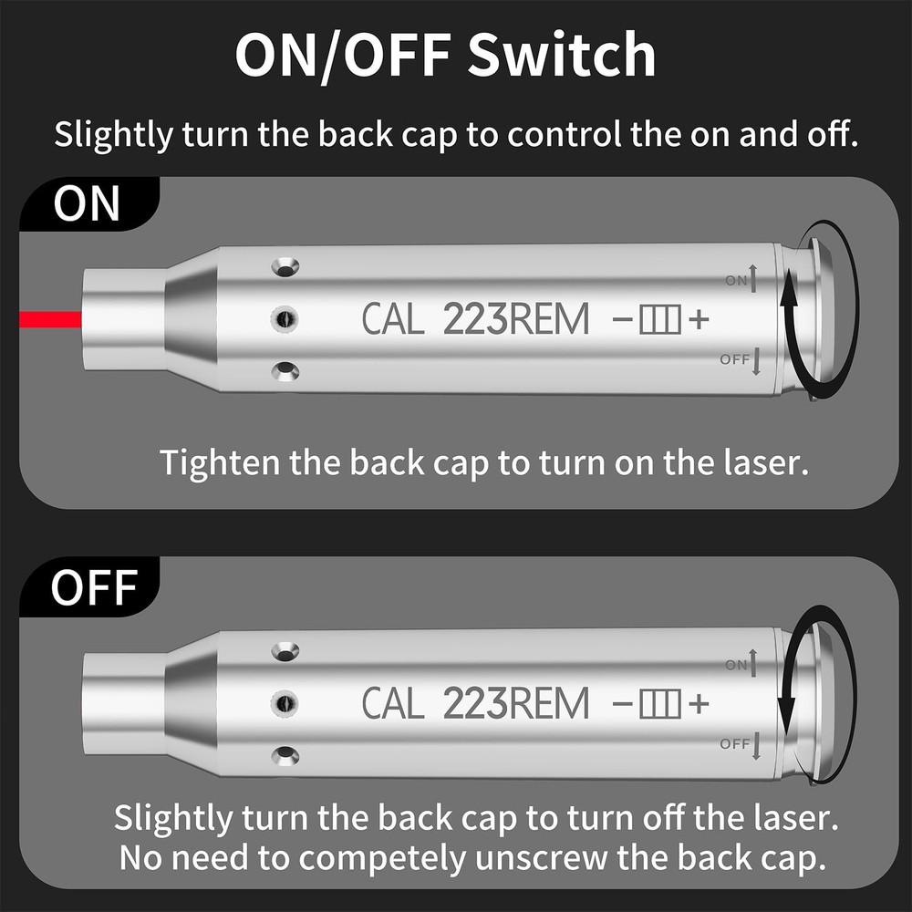 Amystart Bore Sight Kit for brass