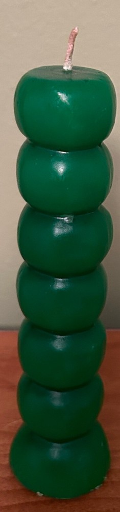 Green 7-Knob 7-Day Ritual Spell Candle!