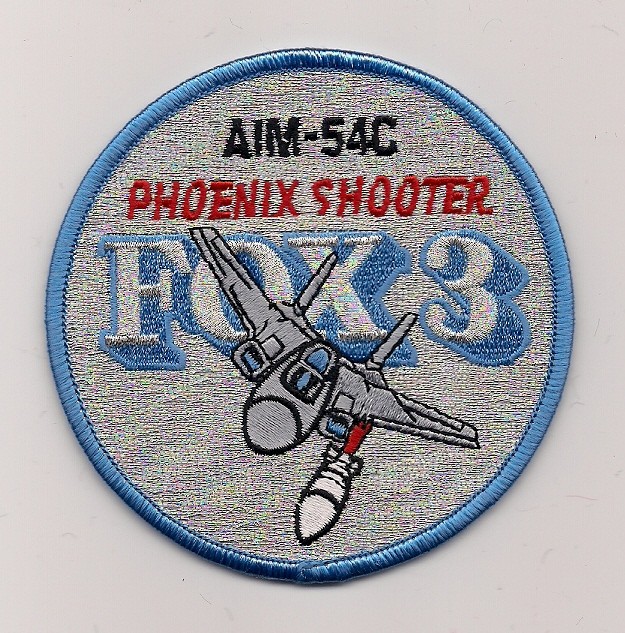 F-14 TOMCAT AIM-54C FOX-3 PHOENIX SHOOTER patch
