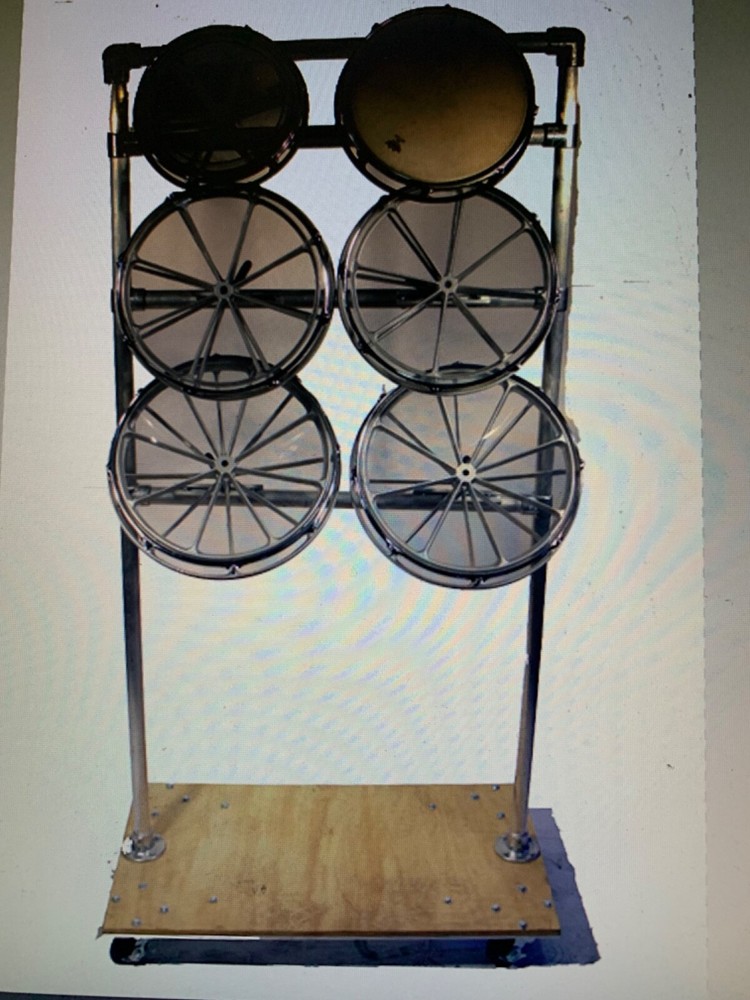 Orchestral Percussion RotoToms (Custom stand) Studio Recording