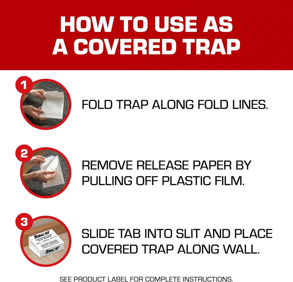 Household Pest Glue Trap, 4-Pack