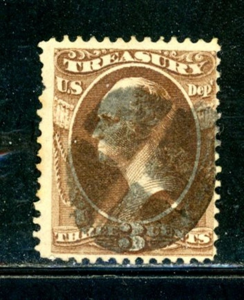US Scott # O74 - Used - Nice "X" Cancel          (15-C251)