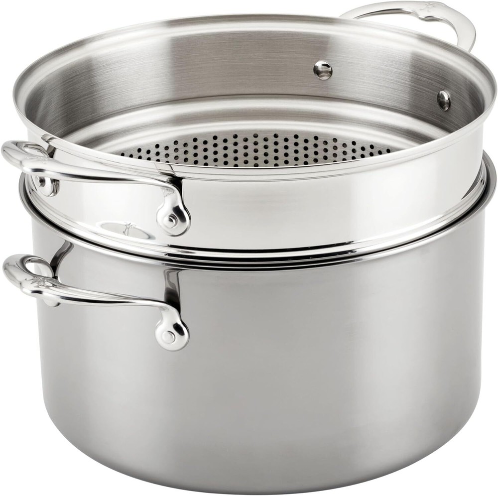 Hestan Provision Cookware, Pasta Insert, Stainless Steel