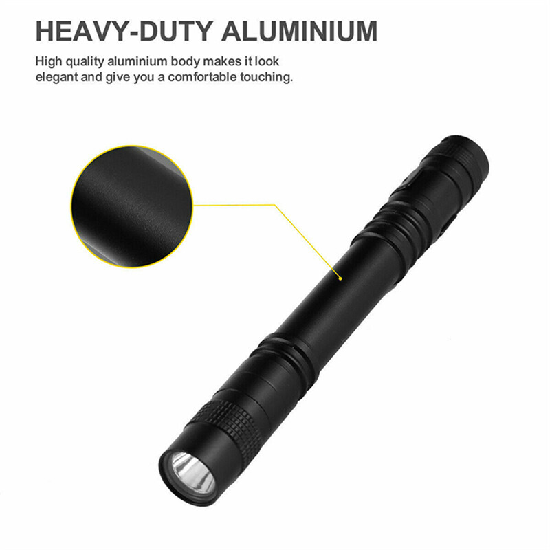 Portable Tactical Flashlight Mini Super Bright Penlight Small LED Torch Light