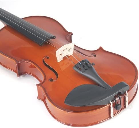 Mendini 16-Inch Varnish Solid Wood Viola w/ Case, Bow, Rosin, Bridge, Strings-