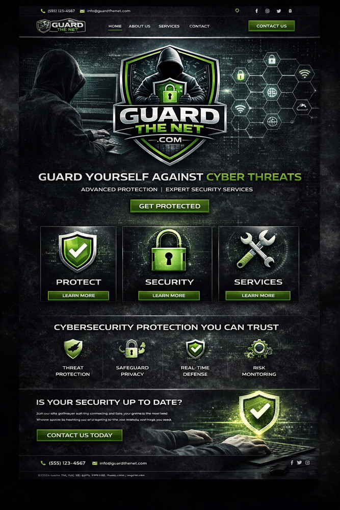 GuardTheNet.com – Cybersecurity & Internet Security Brand Domain