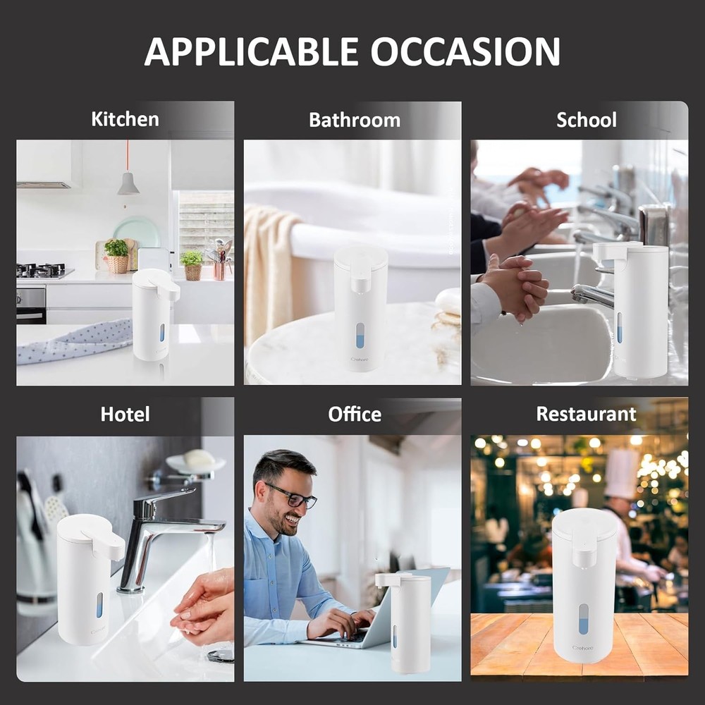 Automatic Soap Dispenser, Three-Level Adjustable Capacity Hand Sanitizer