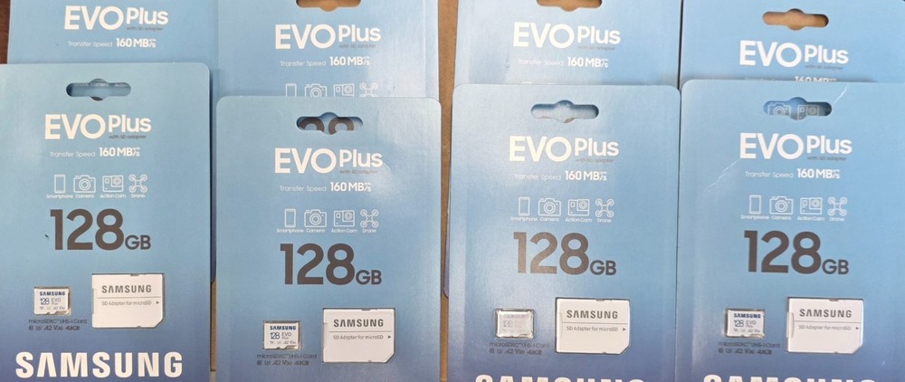 Samsung EVO Plus 128GB microSD microSDXC with Adapter