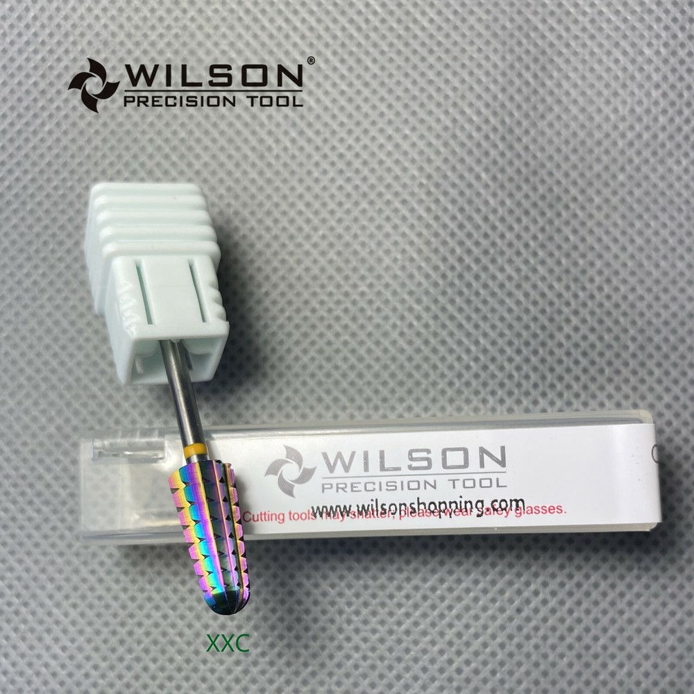 Volcano Bits -Rainbow coating WILSON Carbide Nail Drill Bit US SELLER