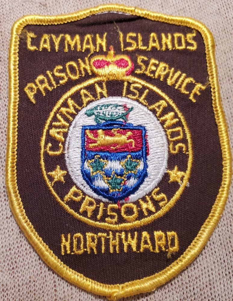 HM Caymen Islands Northward Prison Service Patch (3.5In Tall)