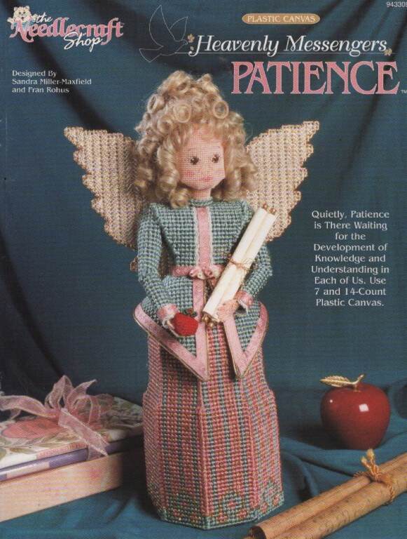 PLASTIC CANVAS HEAVENLY MESSENGERS PATIENCE