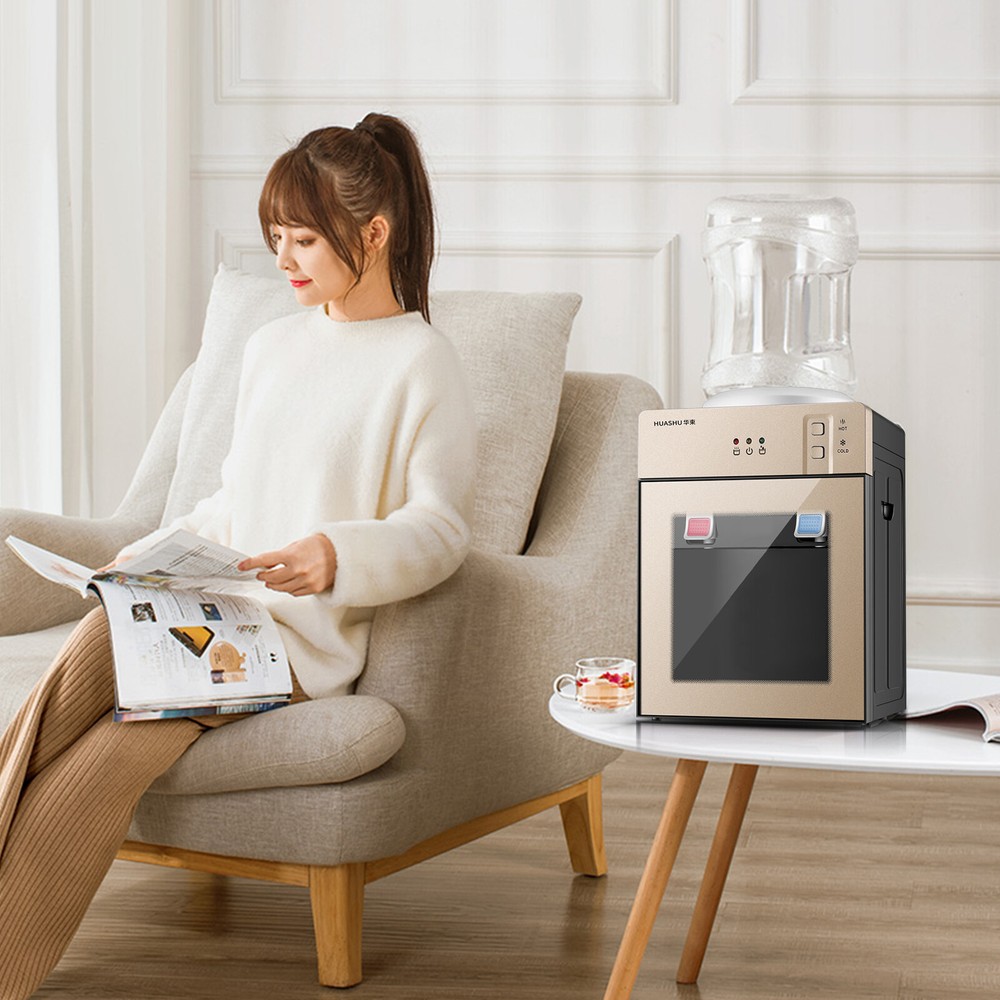 Top Loading Countertop Water Dispenser Hot Cold Water Cooler Drinking Machine