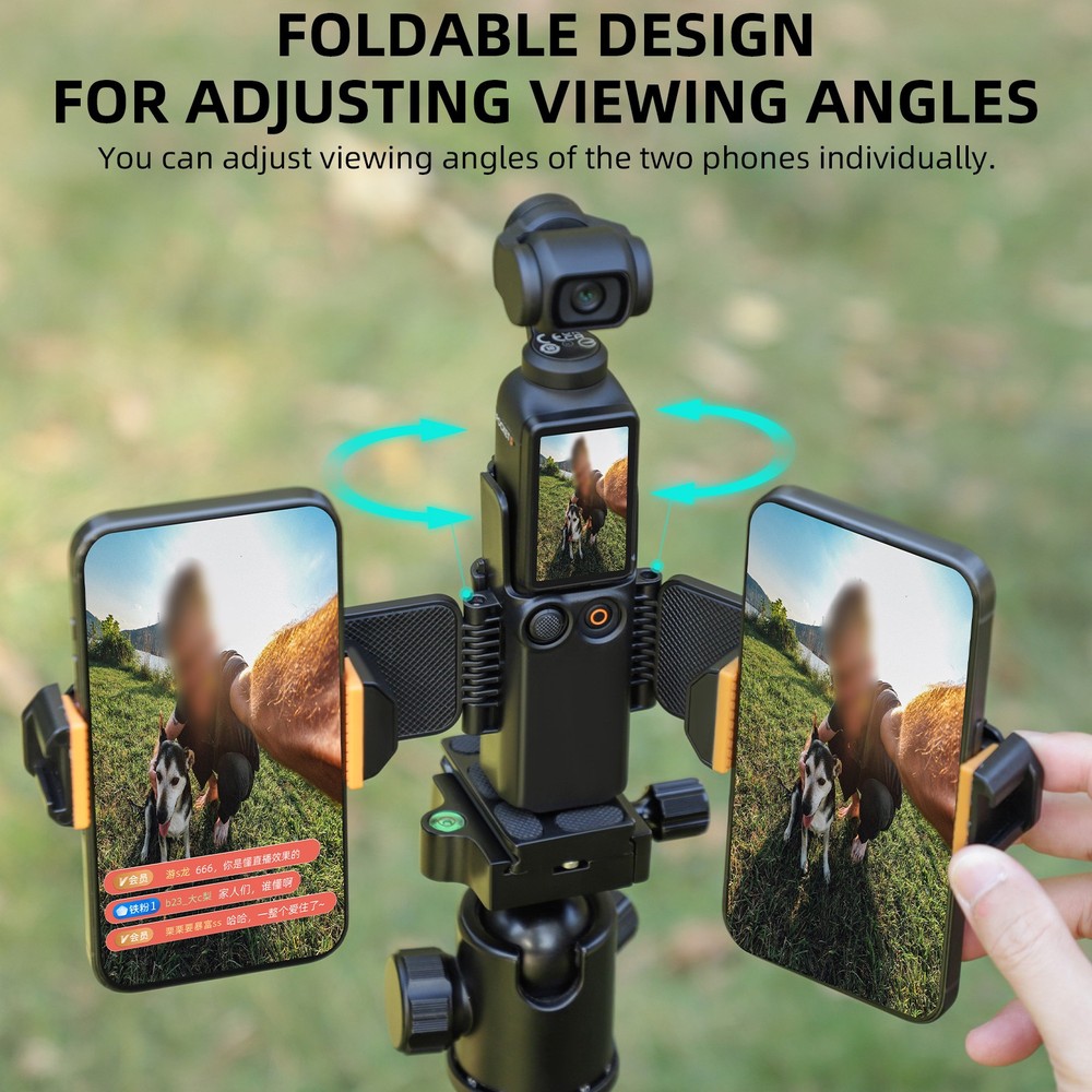 Live Streaming Stand Bracket Part For DJI Osmo Pocket 3 Phone Multi Position