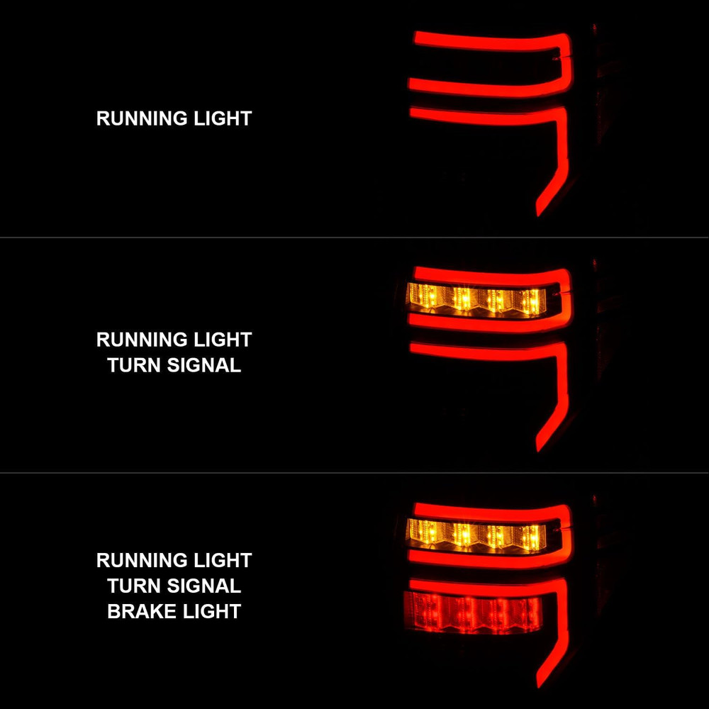 for 2014-2023 4 Runner Sequential LED Bar Smoke Black Replacement Tail Light As