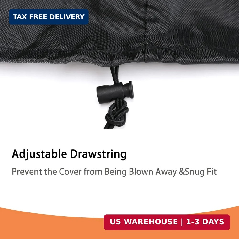 55 Gallon Drum Cover - 2 PACK Stretchable Adjustable Drum Cover with Drawstring,