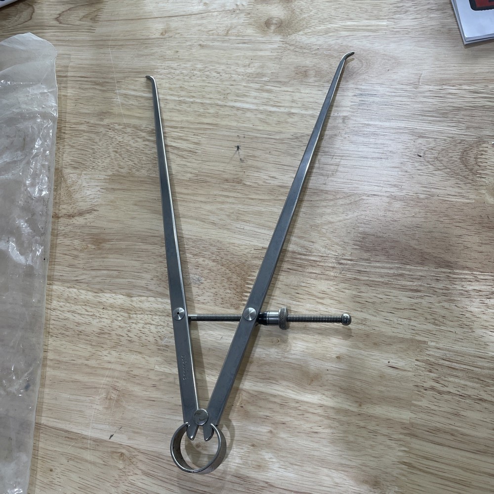 Starrett 73B-12 Inside Spring Caliper, 12 In, Spring