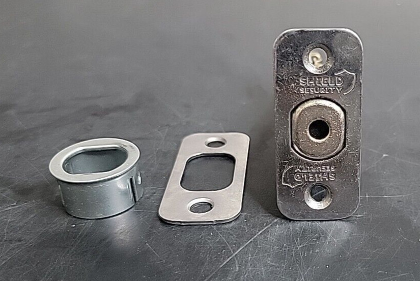 (2 Pack) Shield Security Single Cylinder Deadbolt Satin Chrome Grade 3