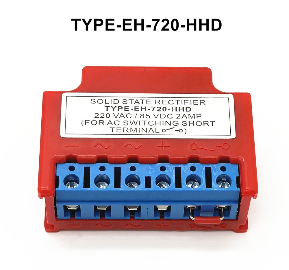 SOLID STATE RECTIFIER EH-720-HHD 220VAC/85VDC 2AMP brake module