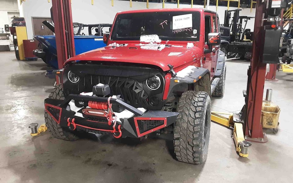 Used Windshield Frame fits: 2012 Jeep Wrangler Grade A