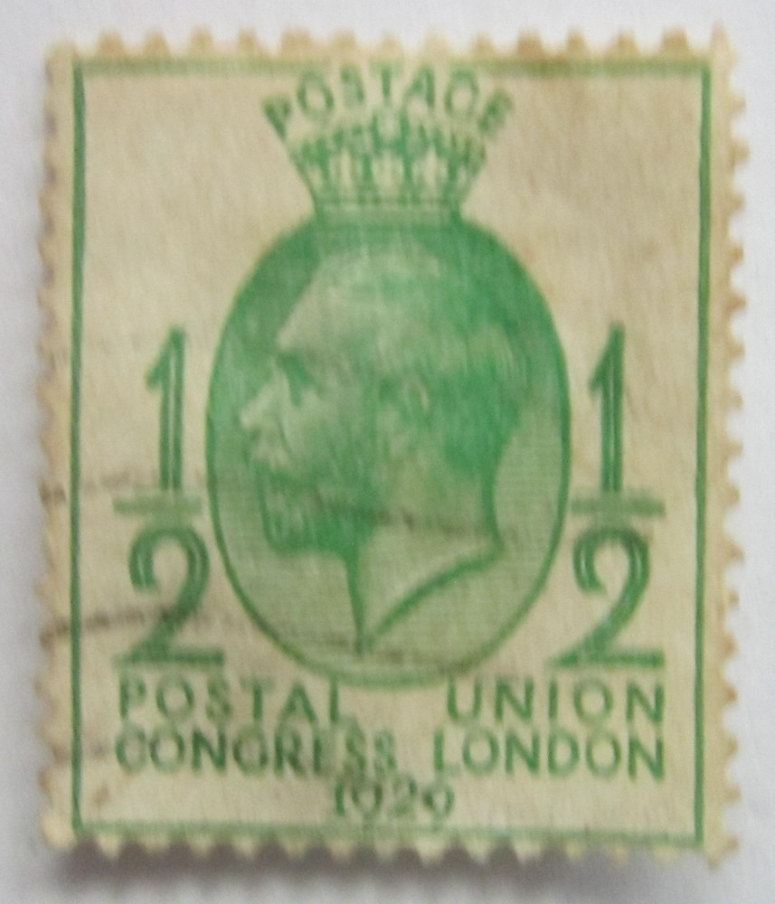 SG434 King George V ½d Green