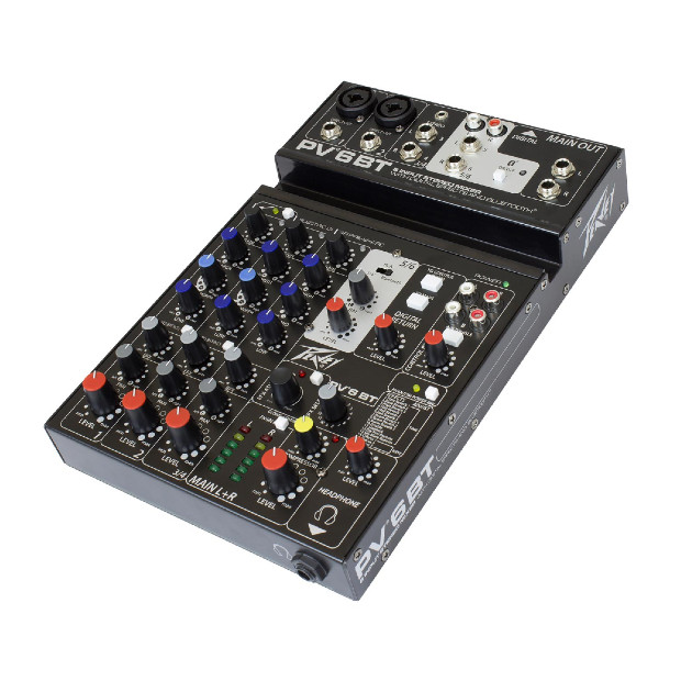 PV® 6BT Compact Mixer 6 Channel w/Bluetooth