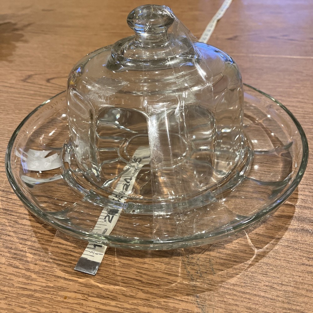 Cheese Plate Cloche Dome Dessert Display