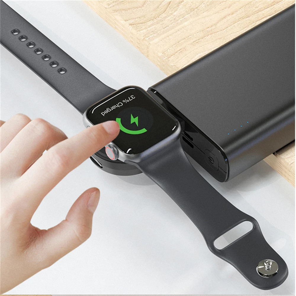 1 Pc Mini Portable Wireless USB Type-C Smart Watch Charging Dock For Apple Watch