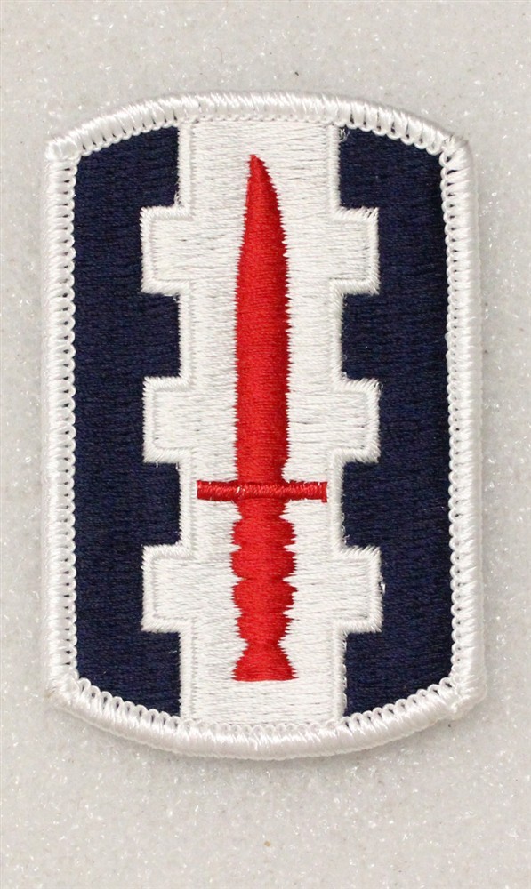 Army Patch 4799 - 120th Infantry Brigade - merrowed edge