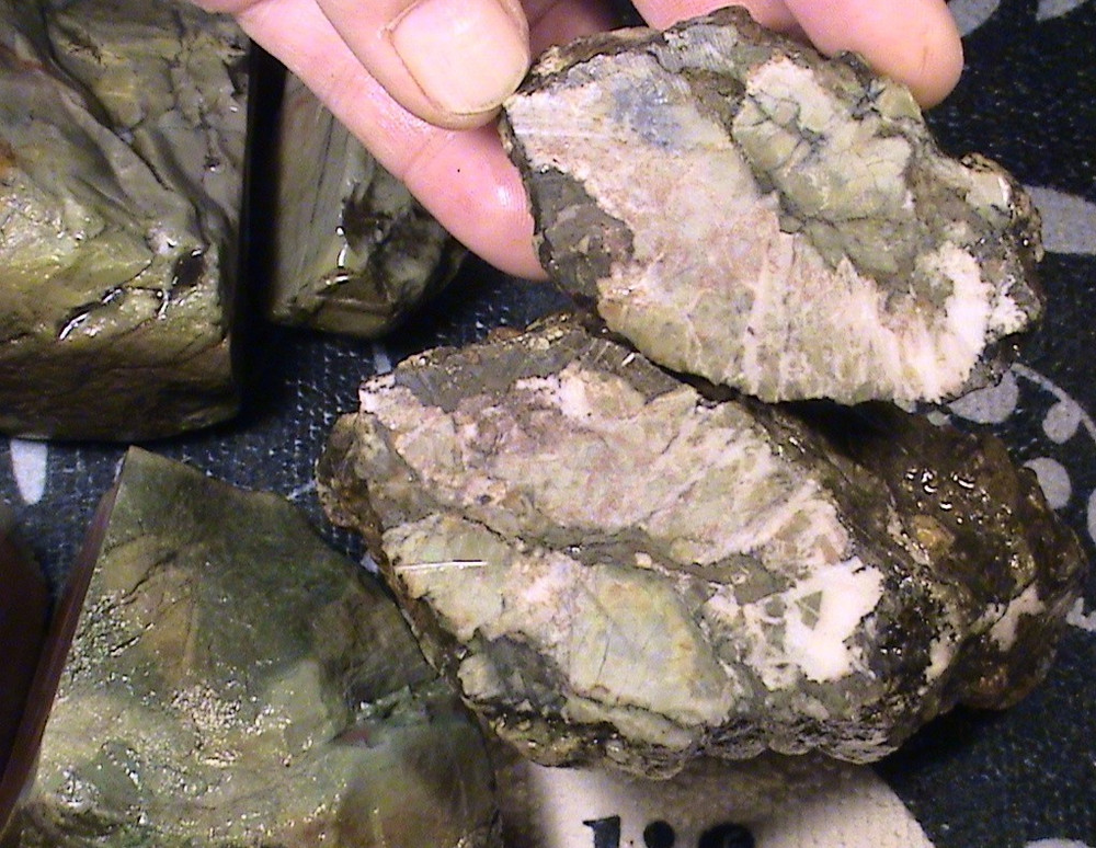 Mixed One-Cut Jasper Agate Lot, Solid Rough, Lapidary Rocks, 4 LBS, 4 OZ, #375
