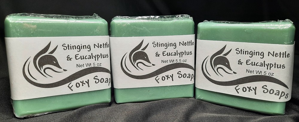 Stinging Nettle & Eucalyptus Grass-fed Tallow Homemade Soap
