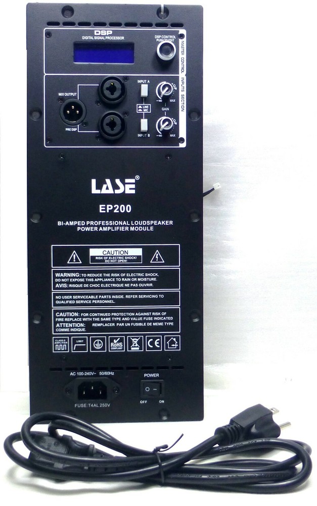 LASE Replacement Amplifier Module EP200 w/DSP for EV 10P,12P,15P Powered Speaker