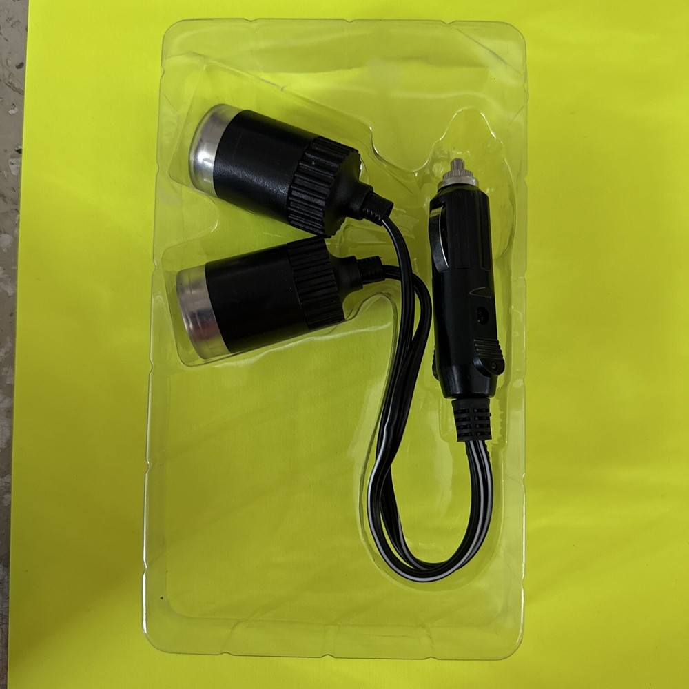 Two Way 12volt Adapter Mobile Spec Fused Plug New