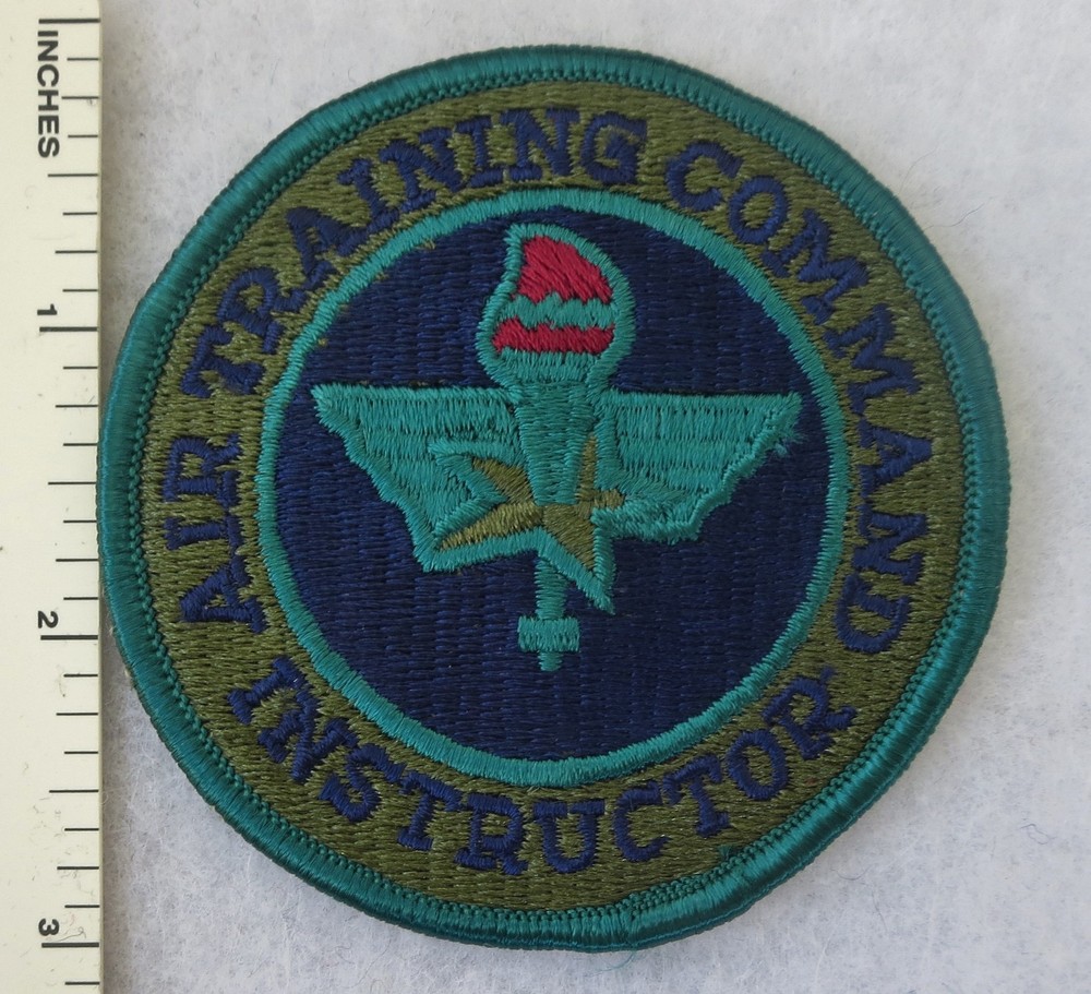 AIR TRAINING COMMAND INSTUCTOR US AIR FORCE PATCH Subdued USAF Vintage ORIGINAL