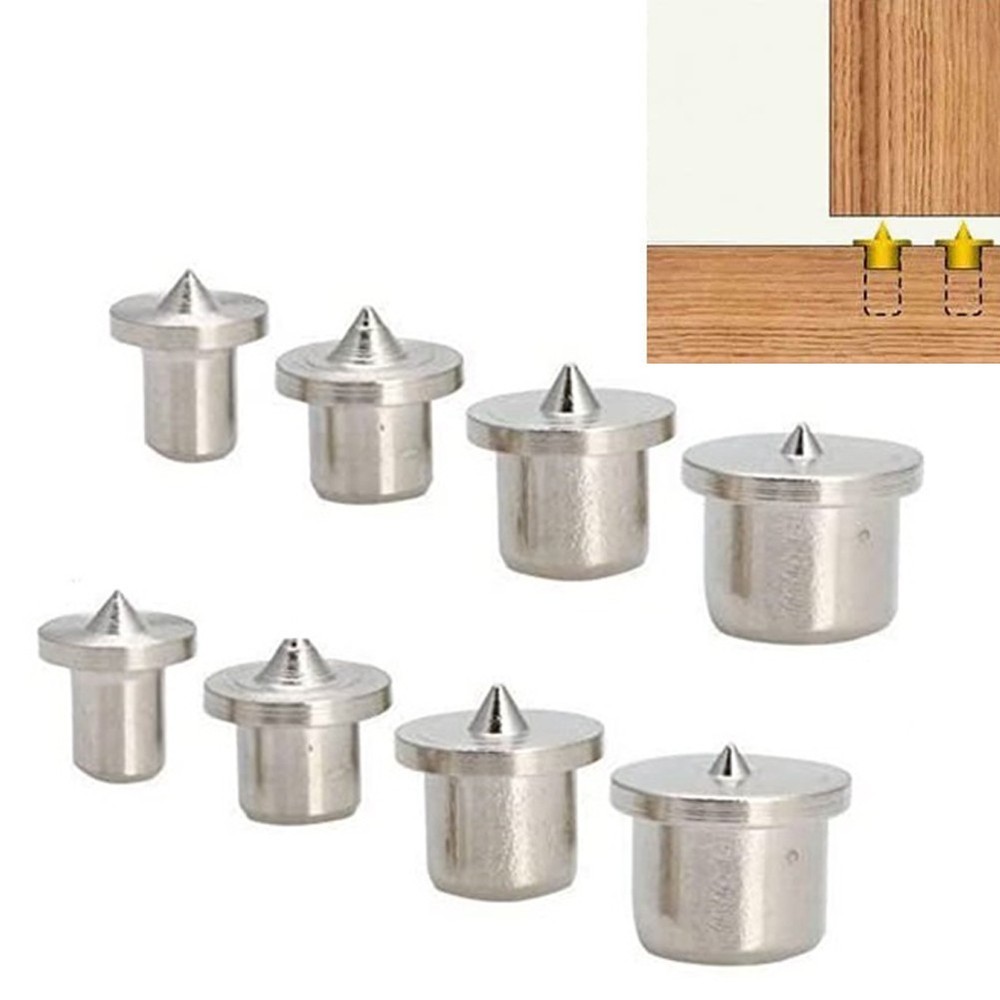 New High Quality Dowel Centre Point Dowel Centers 8Pcs Solid 8mm 8pcs/Set