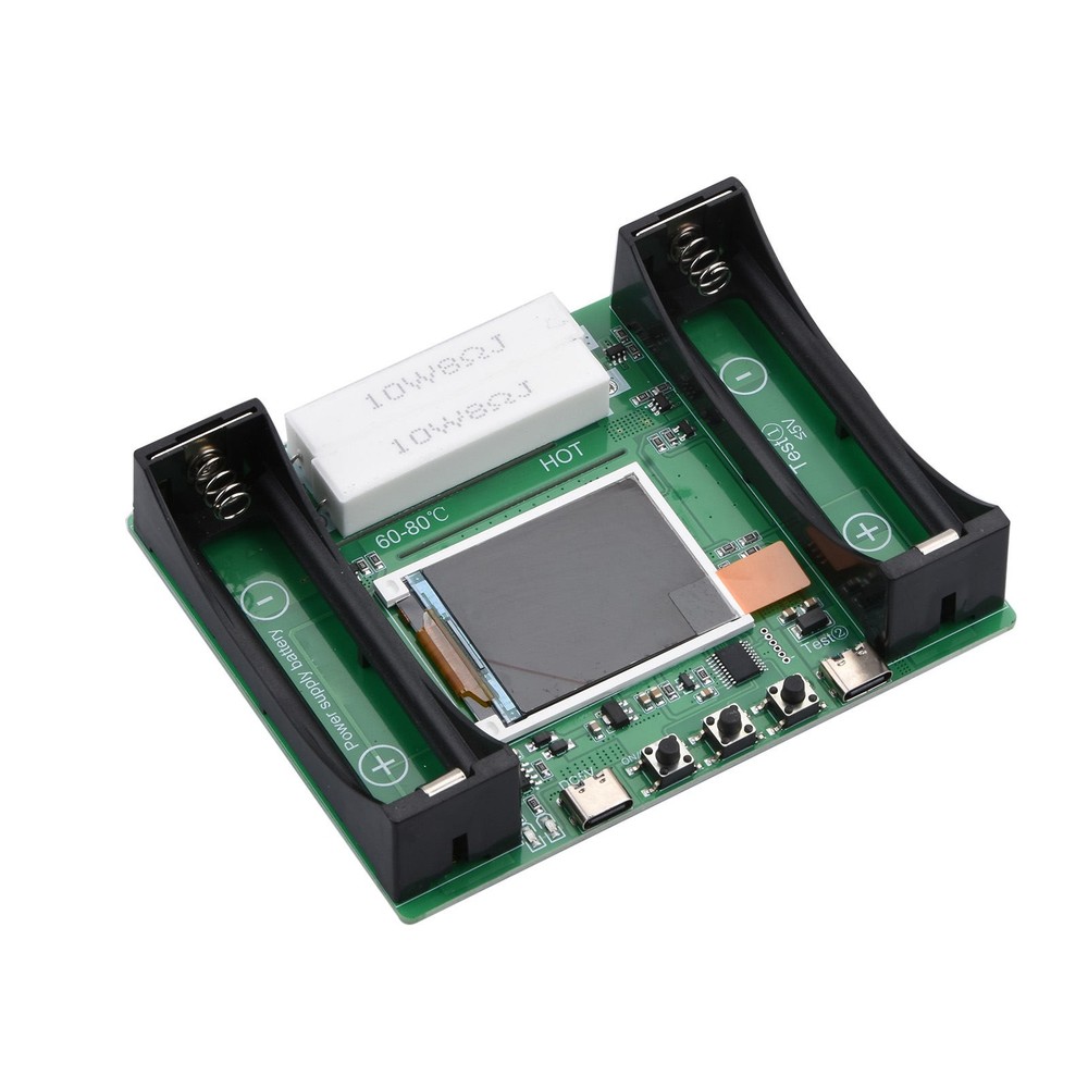 18650 Battery Capacity Tester Internal Resistance Detector Type-C Interface