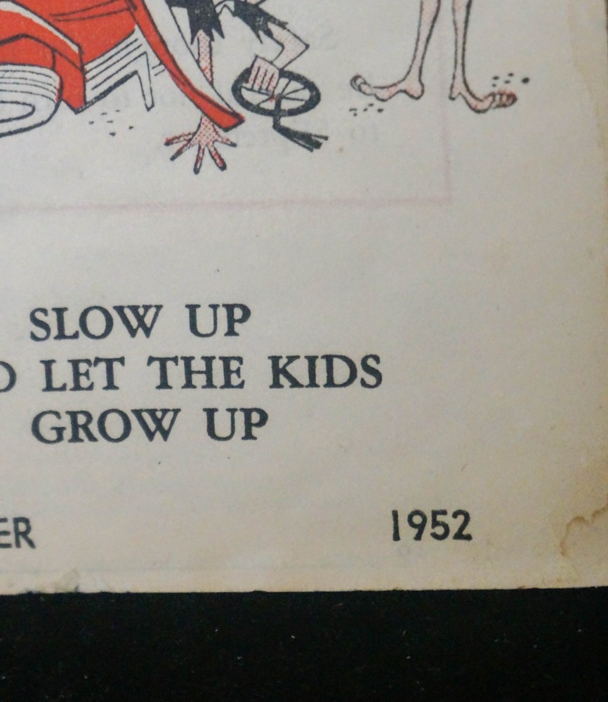 Safe Driver Advertising September 1952 Booklet