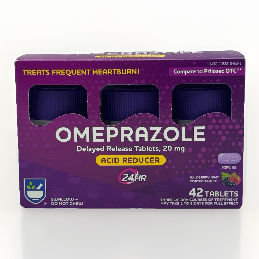 Rite Aid Acid Reducer Omeprazole Delayed Release Tablets