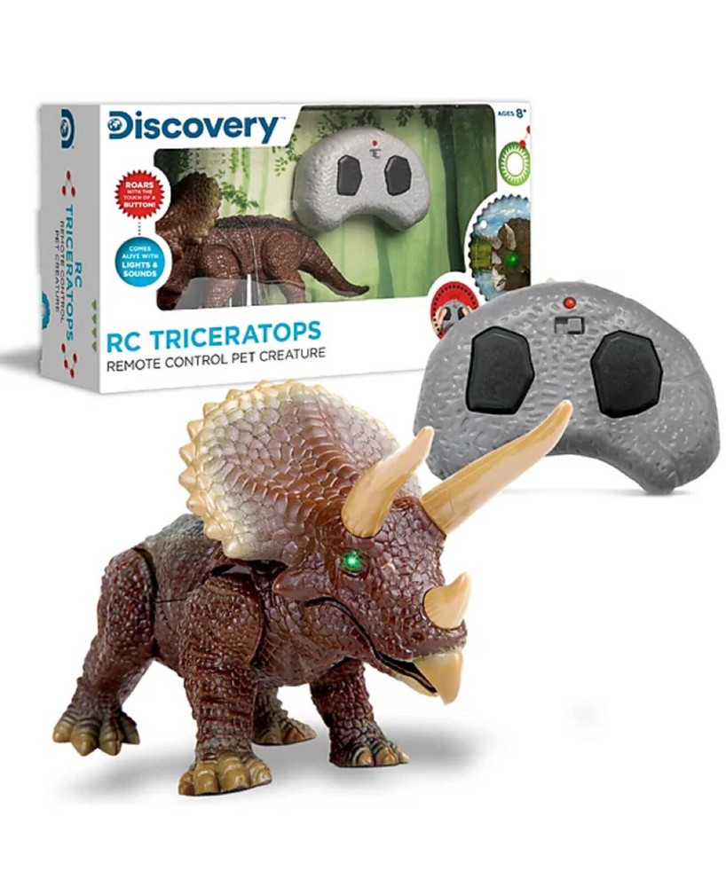 Discovery RC Triceratops LED Infrared Remote Control Toy