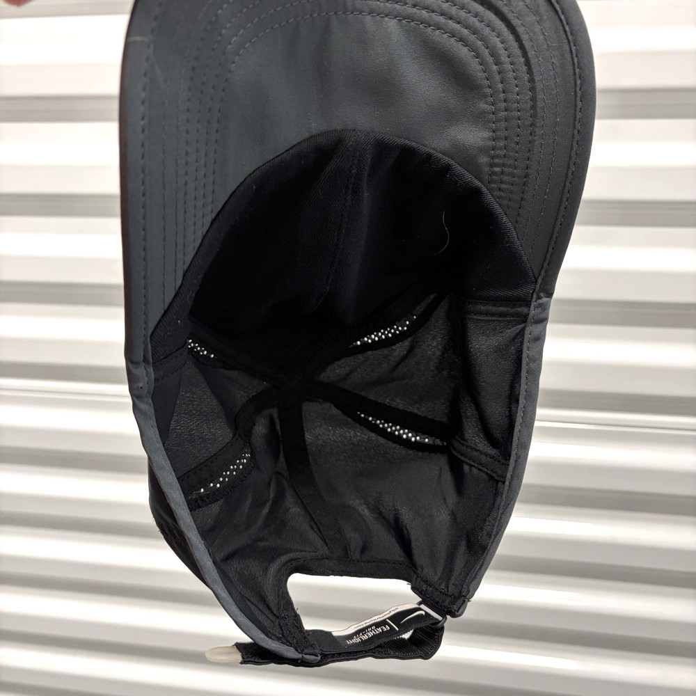Nike Featherlight Dri-Fit Strap Back Running Hat Black Cap