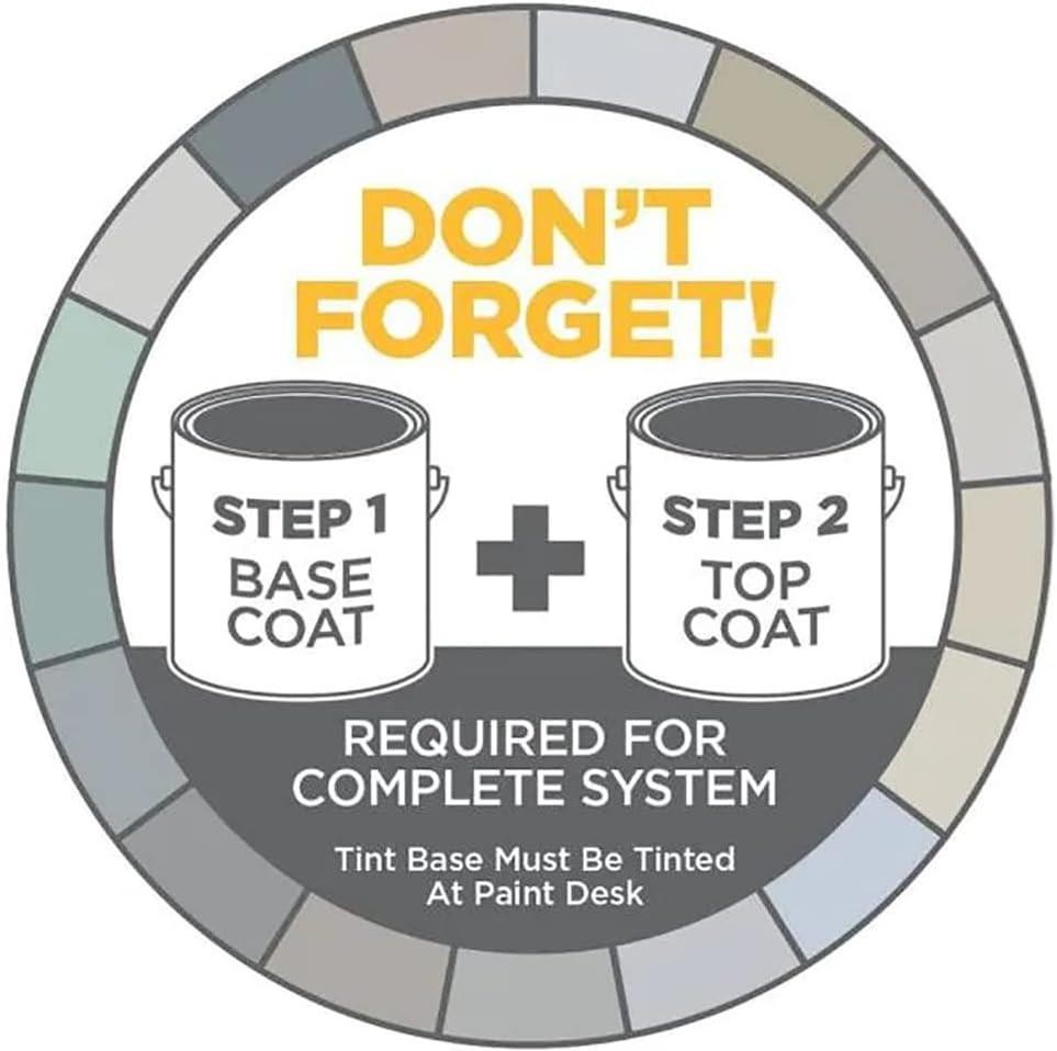 Rust-Oleum HOME Floor Coating, Black, Matte, Quart - 365930