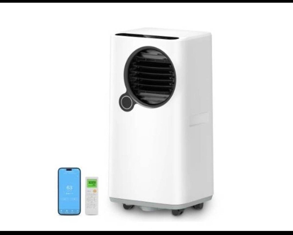 Portable 16000 BTU AC with 24-Hour Timer & Wifi - Cool Your Space Effortlessly