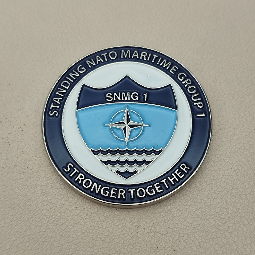 Standing Nato Maritime Group 1 Challenge Coin