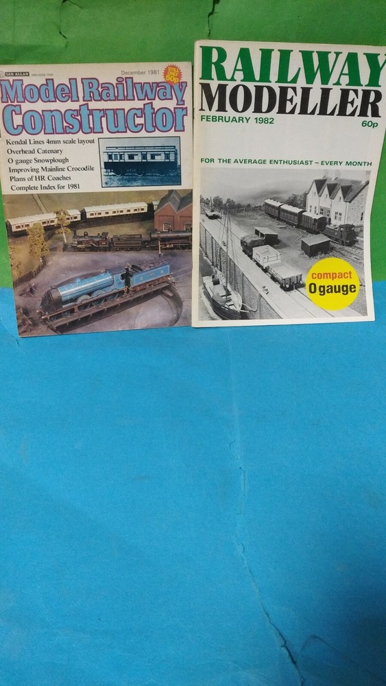 MODEL RAILWAY CONSTRUCTOR and RAILWAY MODELER MAGAZINES