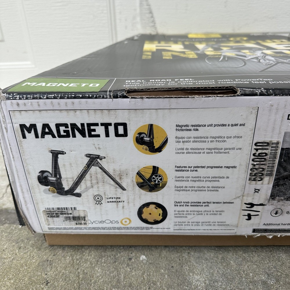 CycleOps 9903 Magneto Trainer Adjustable Bicycle Magnetic Resistance Training