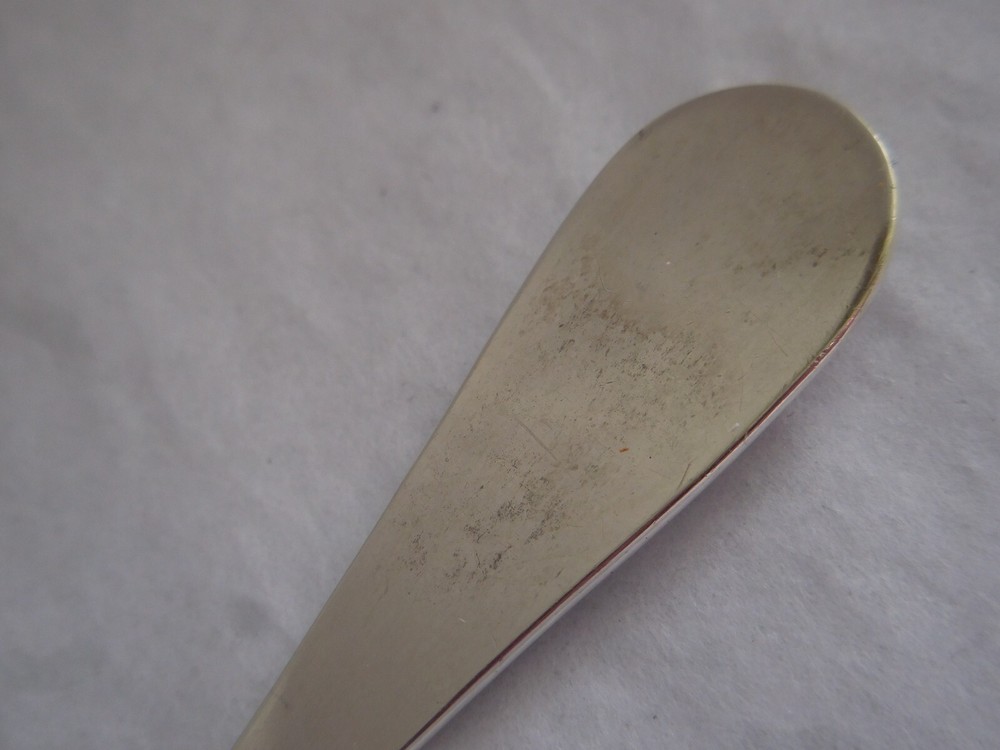 BERMUDA ENAMEL FLOWER STERLING SILVER SOUVENIR SPOON