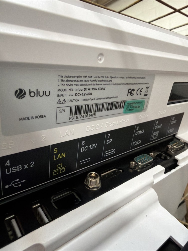 520W Windows POS terminal 15” touch screen