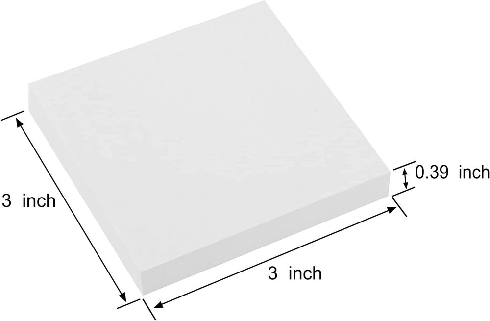 12 Pads Stiy Notes 100 Sheets/Pad Self-Sti Notes Pads, Easy Stiy