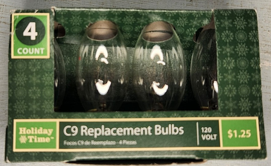 MIXED Vintage DEPT 56 REPLACEMENT BULBS ORANGE CLEAR TESTED 14